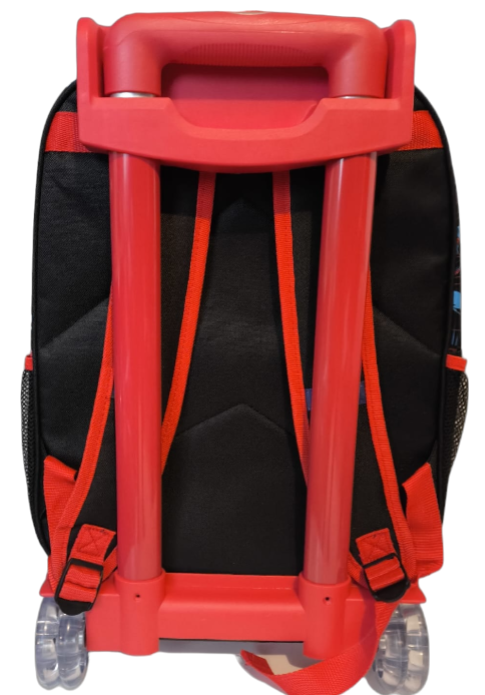 Mochila Escolar Primaria Avengers LUZ LED / con Carro | Ruz