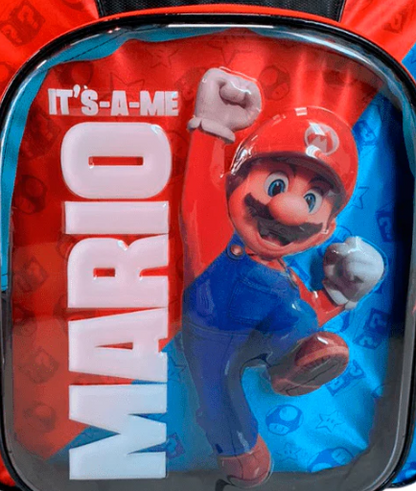 Mochila Escolar Primaria super Mario Bross 3D / con Carrito | Ruz