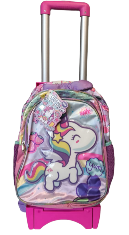 Mochila Escolar Primaria Onix Unicornio / con Carro | Ruz