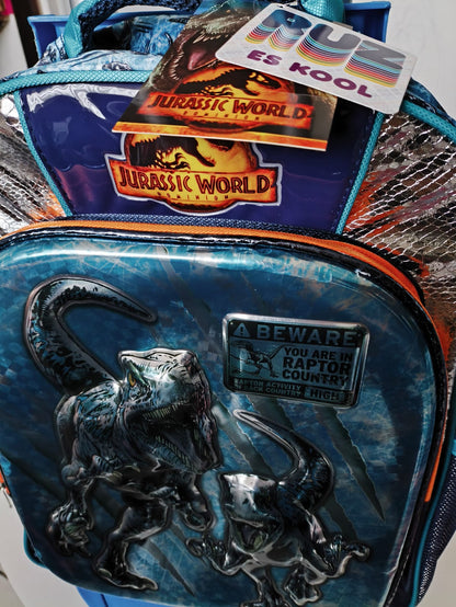 Mochila Escolar Primaria Jurassic World / con Carro | Ruz