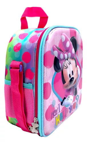 Lonchera Escolar Termica Minnie Mimi Disney | Ruz